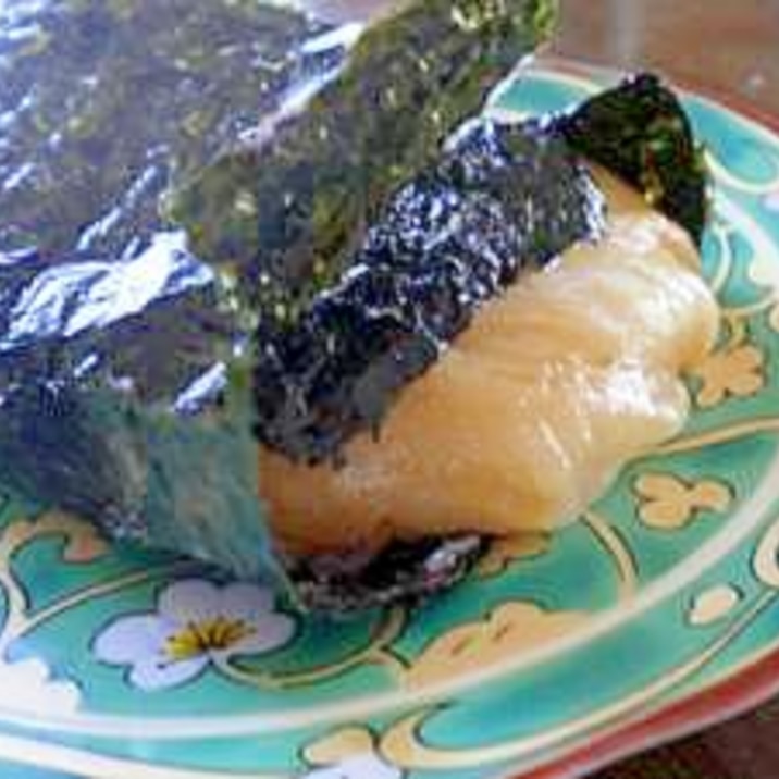 レンチン★簡単チーズ餅(海苔巻き)